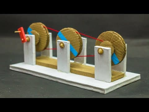 Gear Motor Working Model | Science Projects
