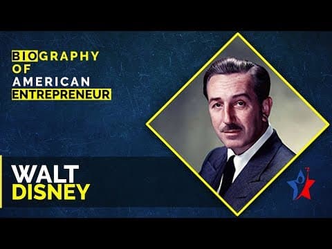Walt disney biography in english