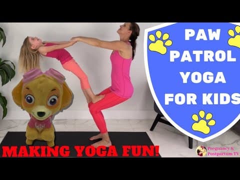 Animal Yoga Poses | Paw Patrol Yoga | Fun Yoga For Kids