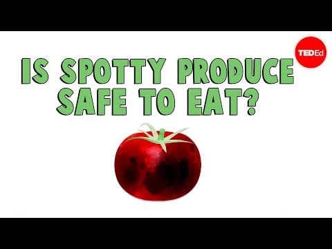 Are spotty fruits and vegetables safe to eat? - Elizabeth Brauer - YouTube
