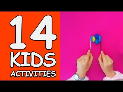 Preschool learning activities for 2-6 year olds at home - fun activity for kids