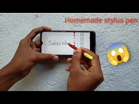 How To Make A Stylus Pen | Mobile Touch Screen Pen Using Old Sketch | Homemade Smartphone Stylus Pen