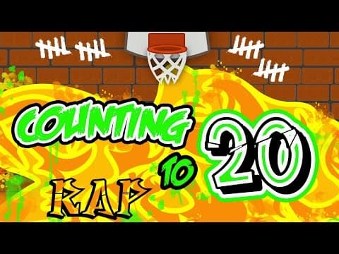 Counting to 20 rap - learning to count - counting rap to 20 - kids rap songs