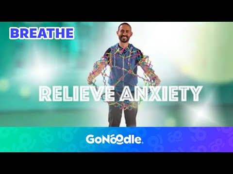Learn To Relieve Anxiety|Guided Meditation For Kids|Breathing Exercises |GoNoodle