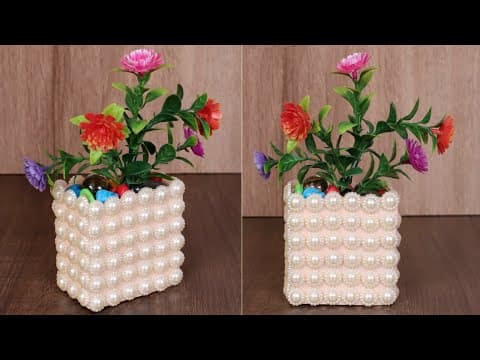 Best out of waste using pizza box - diy flower pot - vase making at home - handmade craft idea