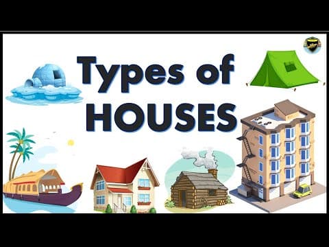 Types of houses - kutcha house and Pucca house -different types of houses