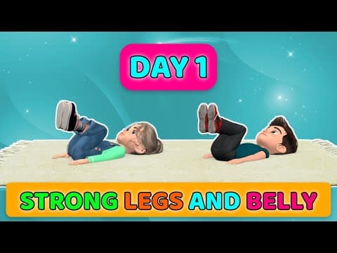 Day 1 of 3 - strong legs and belly