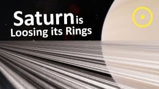 Saturn Is Losing Its Rings