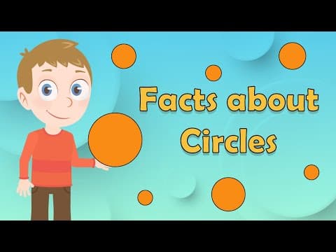 Circle Facts for Kids - Circle Maths - Properties of a Circle - Shape Facts for Kids - Circle Facts