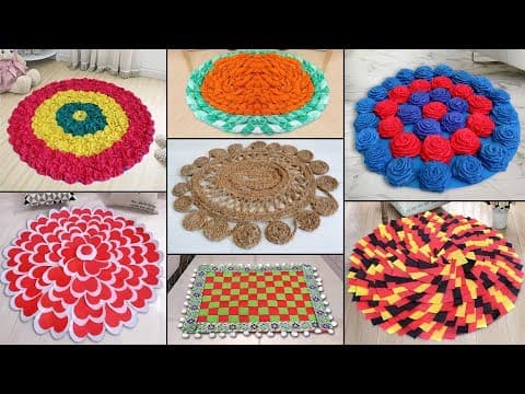 10 Creative Doormat Ideas !!! DIY Handmade Things || Best Out of Waste