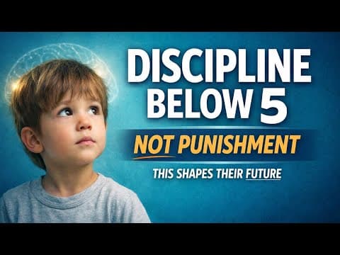 HOW TO DISCIPLINE A CHILD BELOW 5