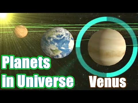 Explore to Venus Planet in Universe