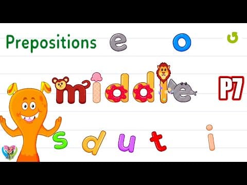 Prepositions - Kid Learn & Spelling P7