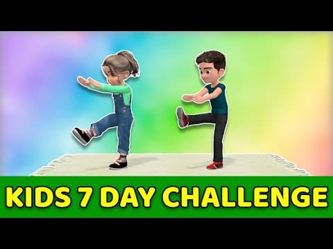 Kids 7 day challenge: belly exercises at home