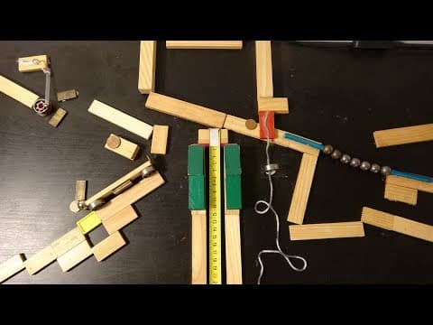 Blue Marble 3, a two-table Kaplamino chain reaction marble run