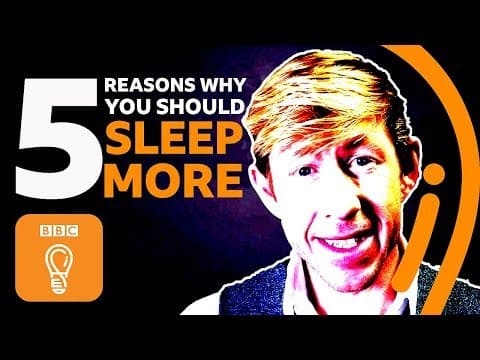 5 reasons why you should sleep more | BBC Ideas