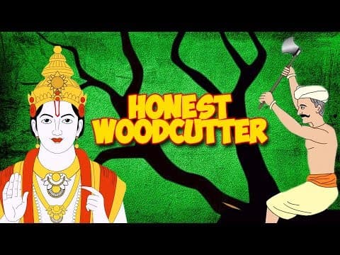 Honest Woodcutter - English Stories | Stories For Kids | Moral Stories For Kids In English