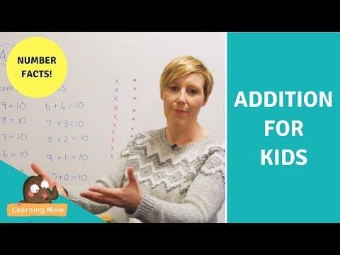 Addition for Kids - Number Facts - Math Games - How to Add?