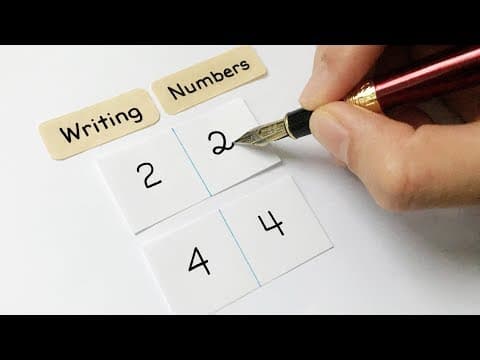 Writing numbers