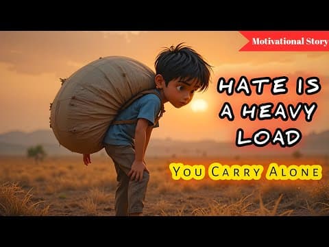 Why Hate is a heavy load | motivational story