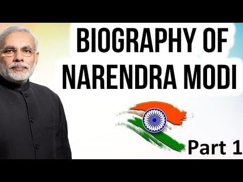 Narendra Modi biography नरेंद्र मोदी की जीवनी Prime Minister of India since 2014 PART 1