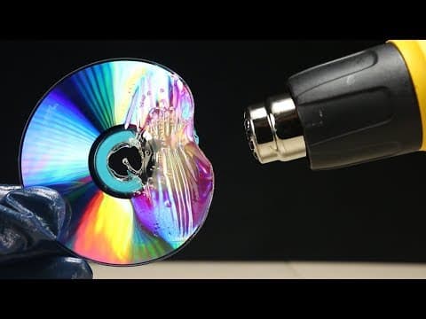 10 awesome experiments with 600 degree Heat Gun