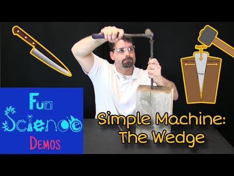 Simple Machines: The Wedge