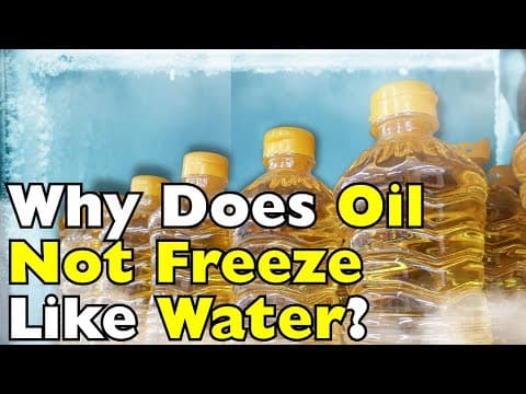 Why Does Oil Not Freeze Like Water? The Real Reason Oil Doesn’t Turn Solid