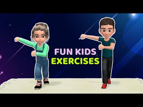 SUPER FUN KIDS EXERCISES TO DO WITHOUT LEAVING HOME