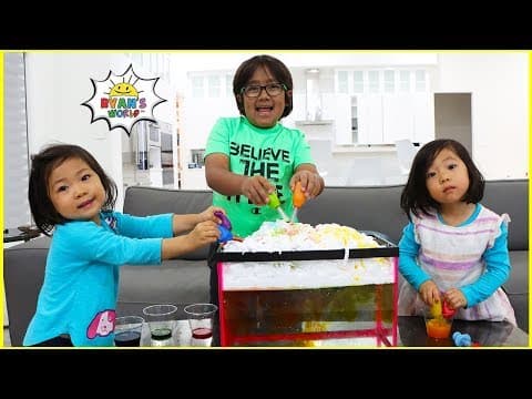 DIY Science Experiment For Kids Rainstorm and Baking Soda and Vinegar!!! - YouTube