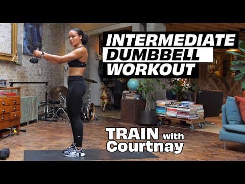 Train with Courtnay | Intermediate Dumbbell Workout