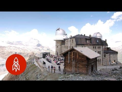 This swiss hotel is inside an observatory