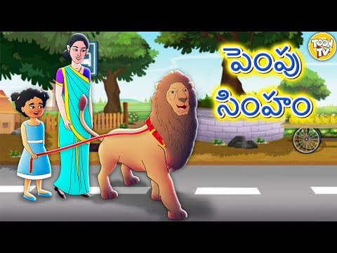 పెంపు సింహం l Telugu Stories | Telugu Kathalu | Stories in Telugu l Toon Tv Telugu Stories