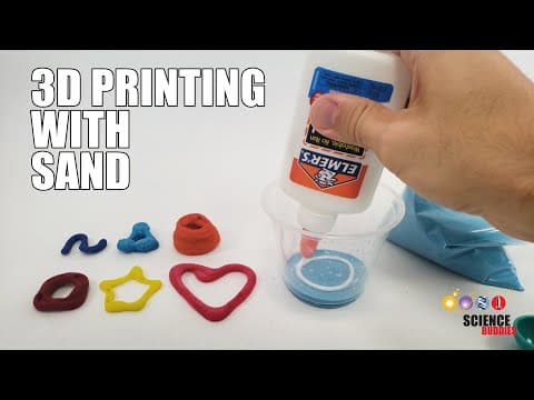 3D Printing with Sand and Glue |no 3D printer required