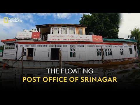 The Floating Post Office of Srinagar | It Happens Only in India | National Geographic