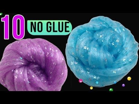 NO GLUE SLIME TEST 10 Amazing Water Slime Recipe How to Make Water Slime