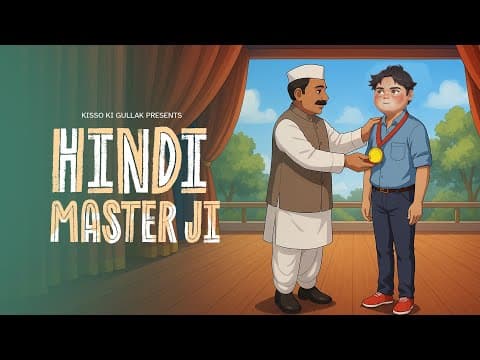 हिंदी मास्टर जी | Hindi Masterji hindi Anime kahaniya moral stories