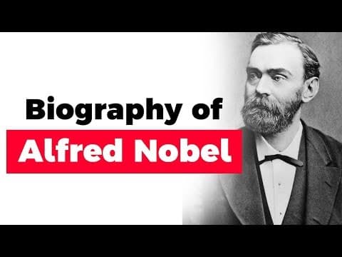 Biography of Alfred Nobel, Inventor of dynamite and founder of the Nobel Prizes #nobelprize