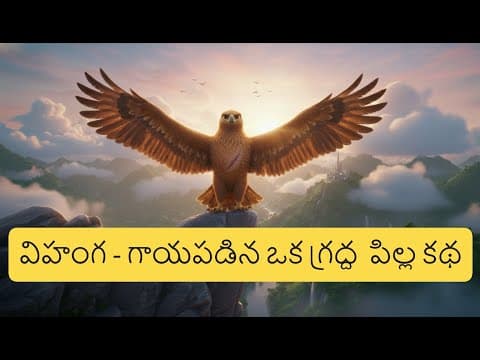 విహంగ - గాయపడిన ఒక గ్రద్ద పిల్ల కథ | గ్రద్ద & చిలుక కథ | నీతి కథ | Eagle & Bird| Telugu Moral Story