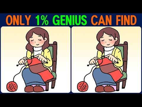 Puzzle / Find the Difference │ Have fun doing brain exercises!