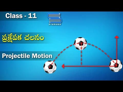 ప్రక్షిప్త గమనం | Projectile Motion | Motion in a Plane | Physics