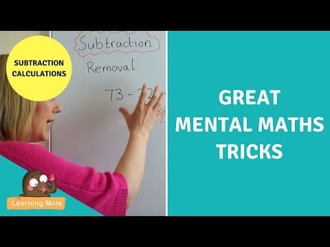 Mental Math for Kids - Subtraction for Kids