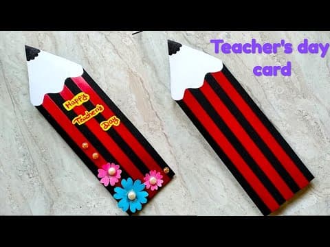 Teacher's day card making ideas