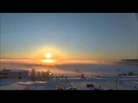 Winter solstice in Fairbanks, Alaska (December 21, 2012) - YouTube