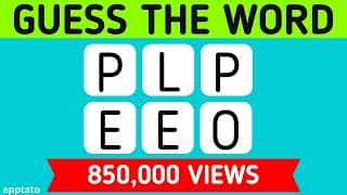 Scrambled Word Game |Guess the Word
