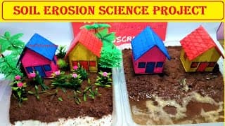 soil erosion science working project | inspire award science model making