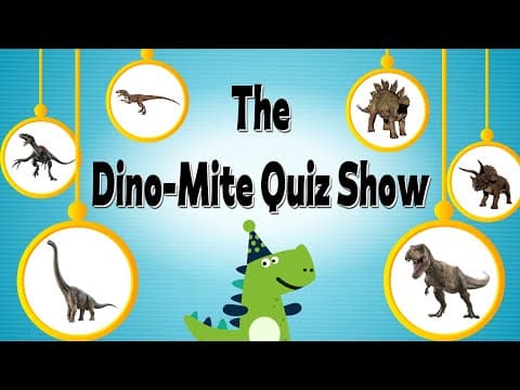 The Dinosaur Quiz Show | Dinosaur Names and Meanings Quiz for Kids