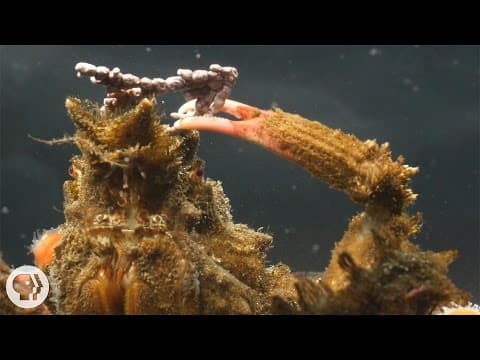 Decorator Crabs Make High Fashion at Low Tide | Deep Look - YouTube