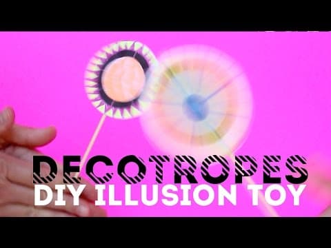 Optical Illusion Toy: Decotropes