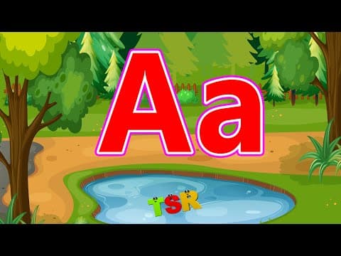 Alphabets with phonics - learn a to z alphabet - kids learning alphabet